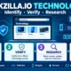 Geekzilla.io Technology overview showing hardware, software, buying guides, and how-to content